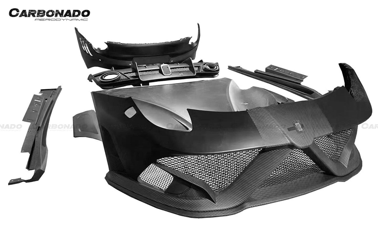 2012-2017 Ferrari F12 Berlinetta Msy Style Dry Carbon Fiber Full Body Kit