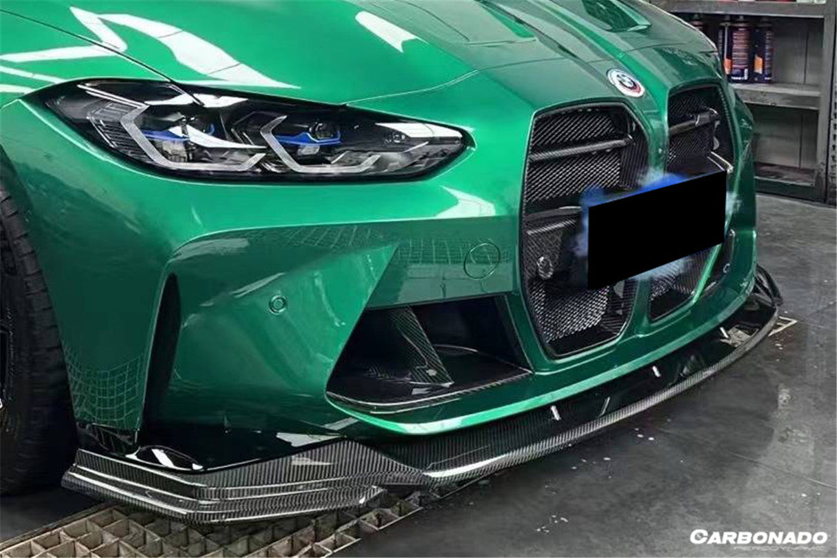 2021-2024 BMW M3 G80   G81 M4 G82   G83 MTN Style DRY Carbon Fiber Fornt Lip