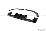2021-2024 BMW M3 G80  G81 M4 G82   G83 MTN Style DRY Carbon Fiber Rear Diffuser Lip with Winglets