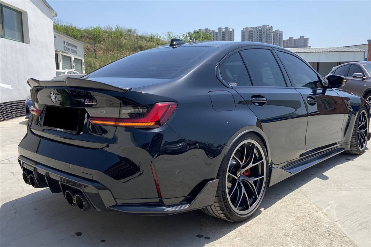 2021-2024 BMW M3 G80 MTN Style DRY Carbon Fiber Trunk Spoiler