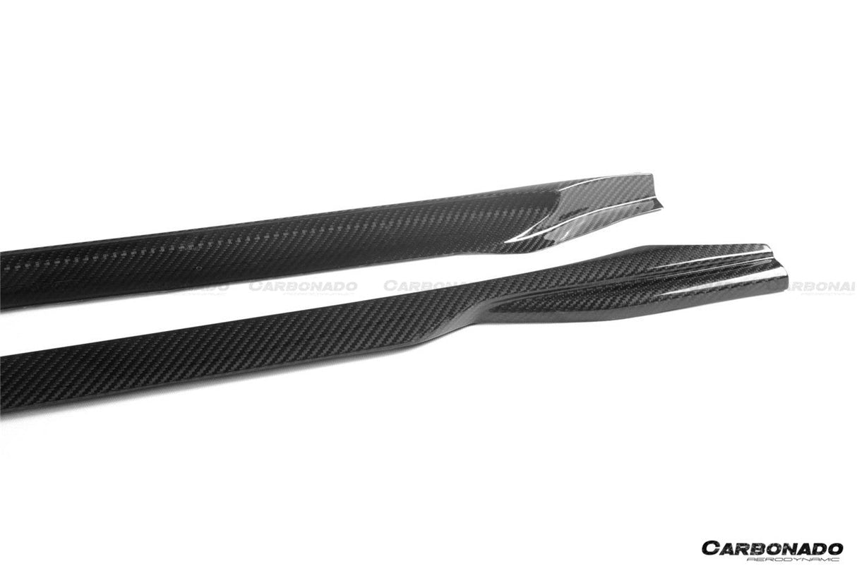 2021-2024 BMW M3 G80  G81 M4 G82   G83 MTN Style DRY Carbon Fiber Side Skirts