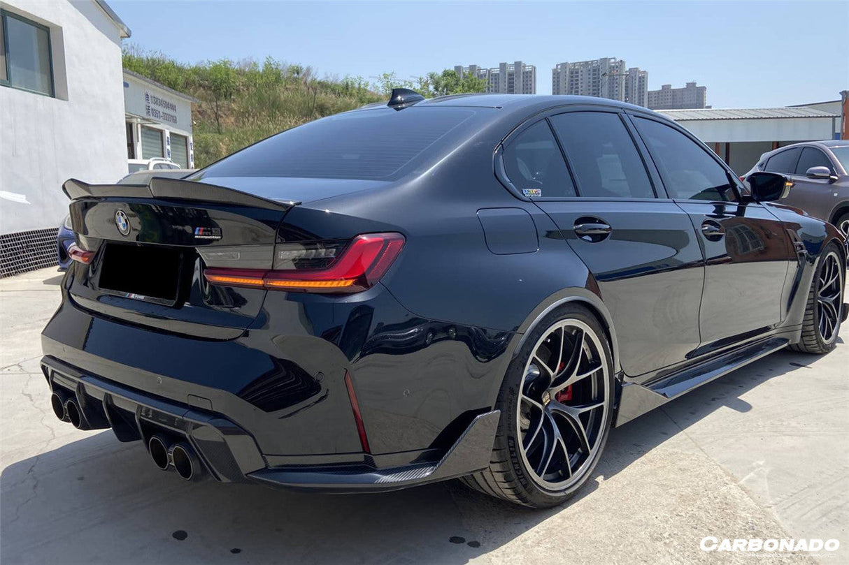 2021-2024 BMW M3 G80 MTN Style DRY Carbon Fiber Trunk Spoiler