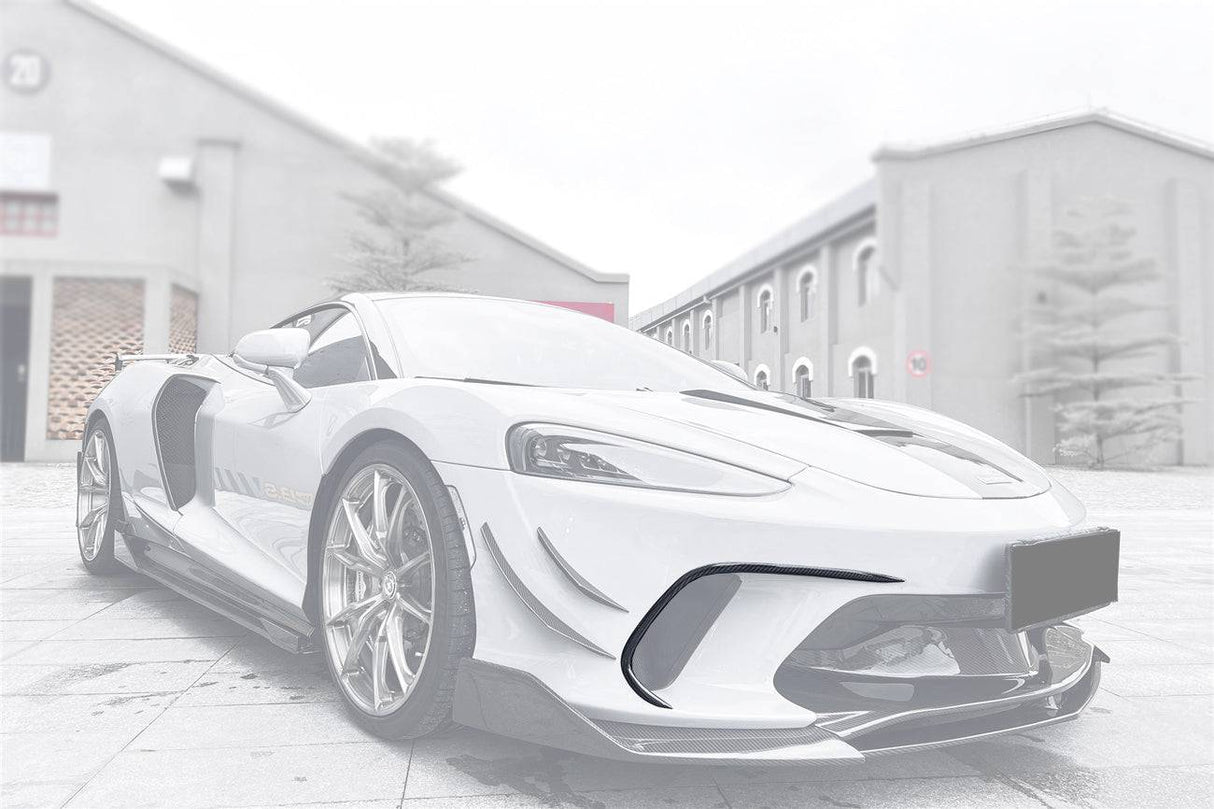 2020-2023 McLaren GT WP Style DRY Carbon Fiber Front Bumper Air Vents