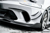 2020-2023 McLaren GT WP Style DRY Carbon Fiber Front Canards