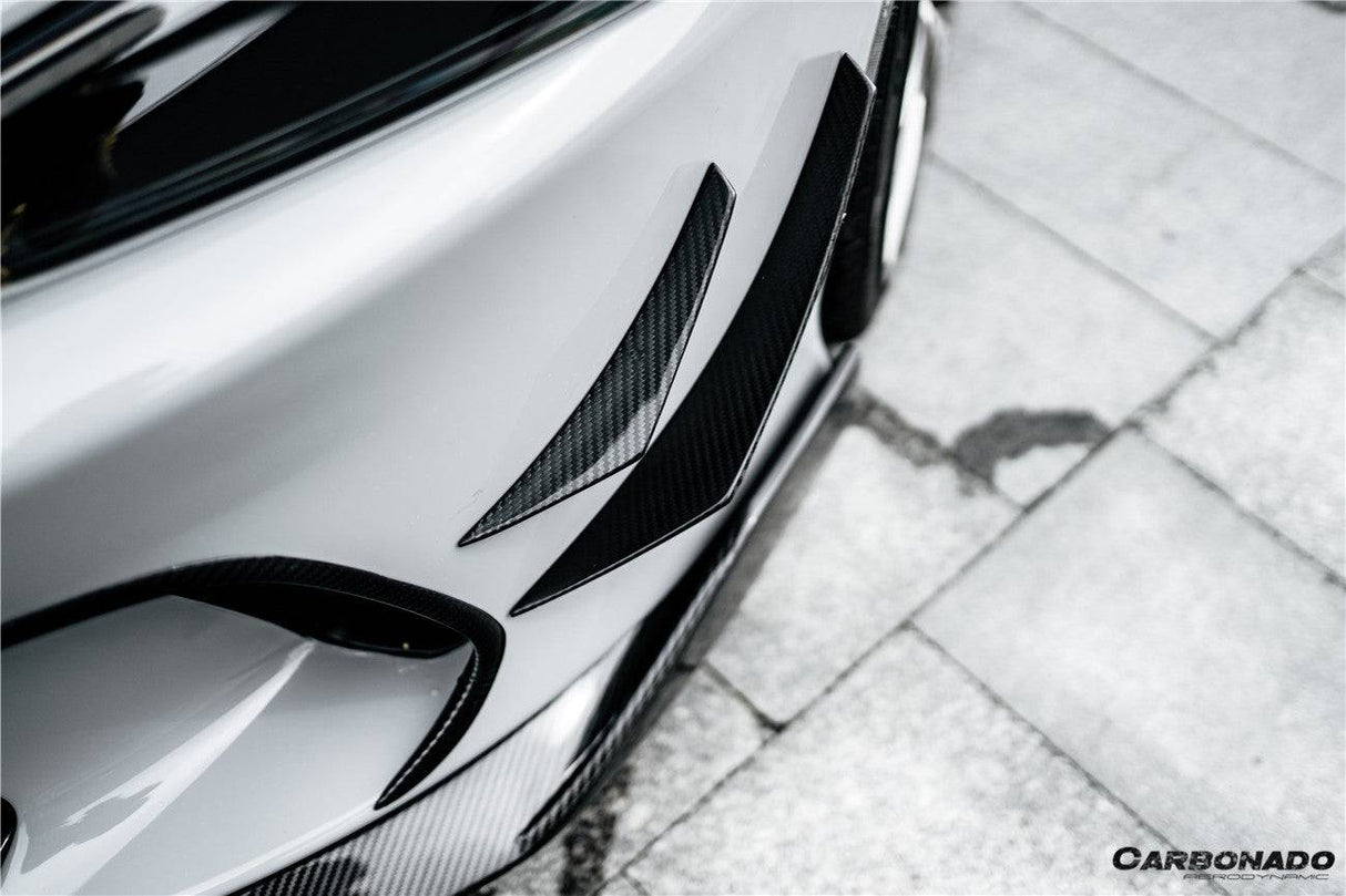 2020-2023 McLaren GT WP Style DRY Carbon Fiber Front Canards