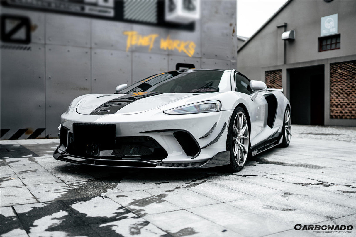 2020-2023 McLaren GT WP Style DRY Carbon Fiber Front Lip