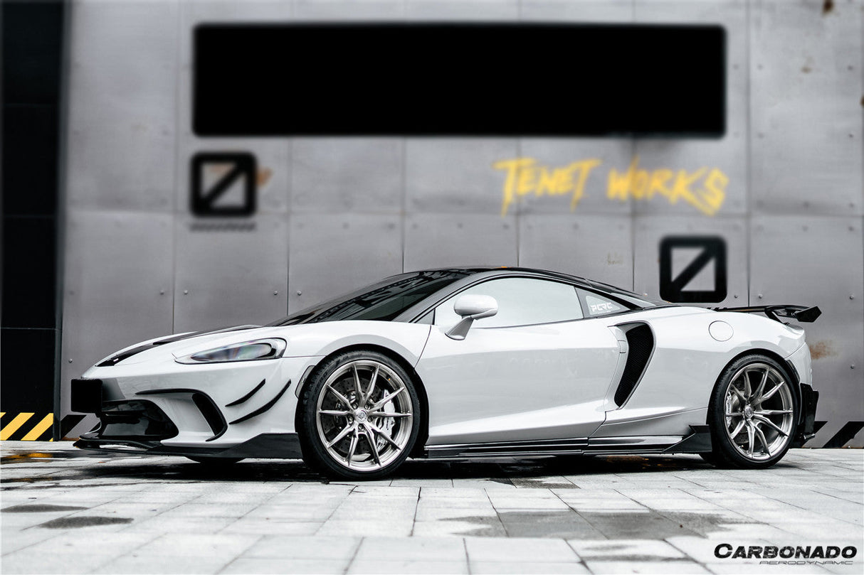 2020-2023 McLaren GT WP Style DRY Carbon Fiber Side Air Intake Blades