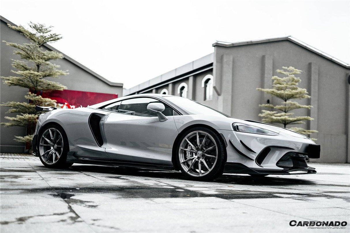 2020-2023 McLaren GT WP Style DRY Carbon Fiber Side Air Intake Blades