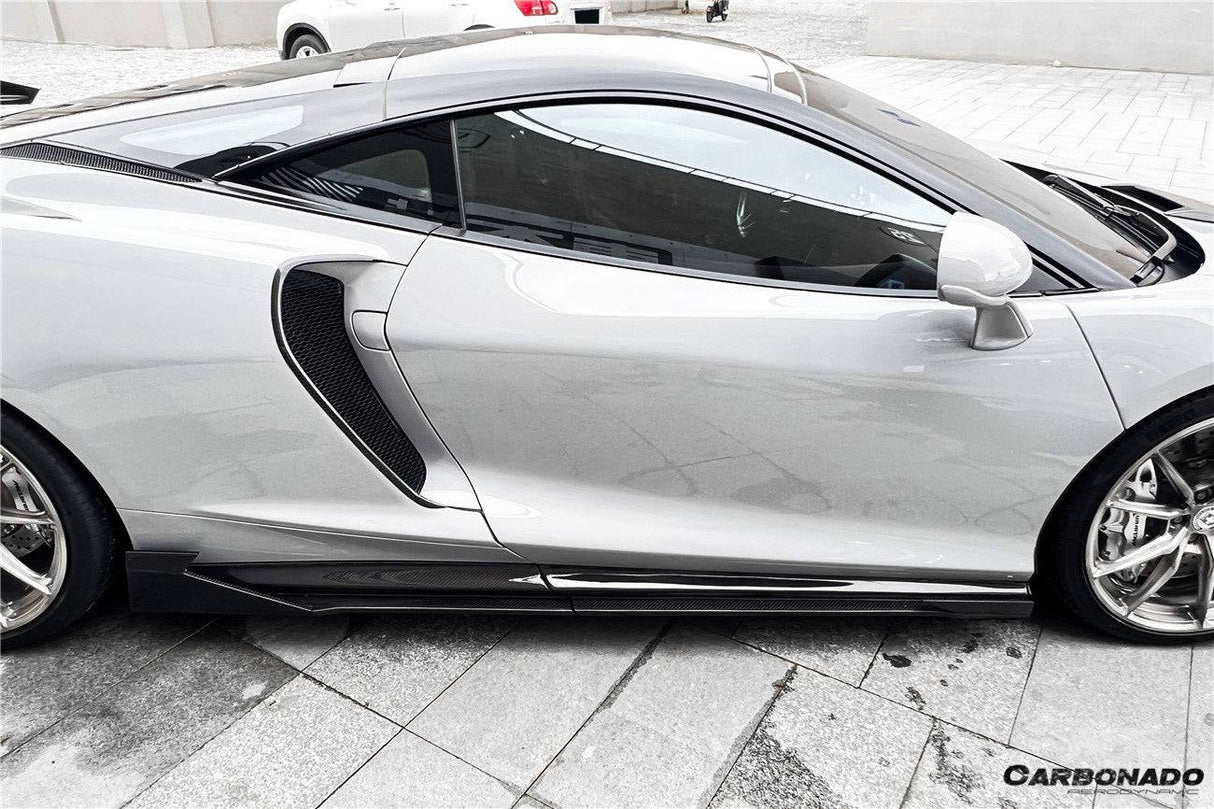 2020-2023 McLaren GT WP Style DRY Carbon Fiber Side Air Intake Blades