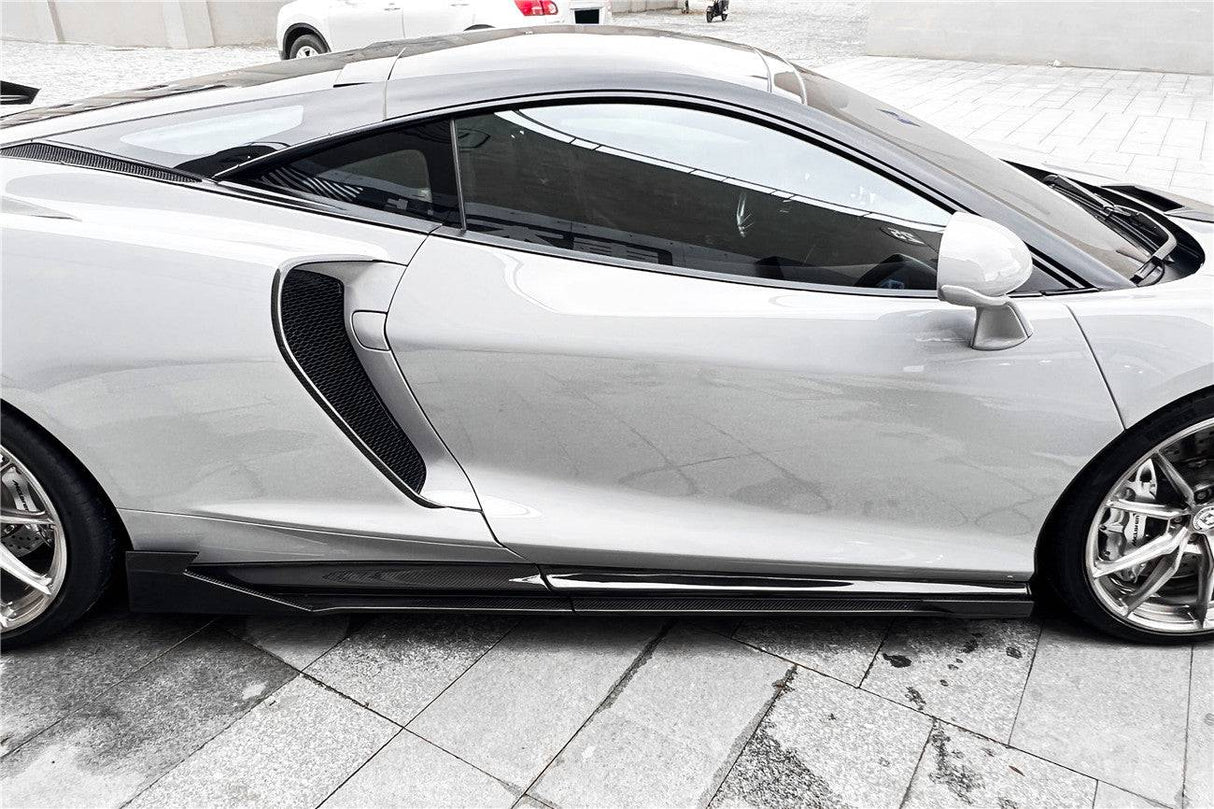 2020-2023 McLaren GT WP Style DRY Carbon Fiber Side Air Intake Blades