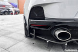 2020-2023 McLaren GT WP Style DRY Carbon Fiber Rear Bumper Side Winglets