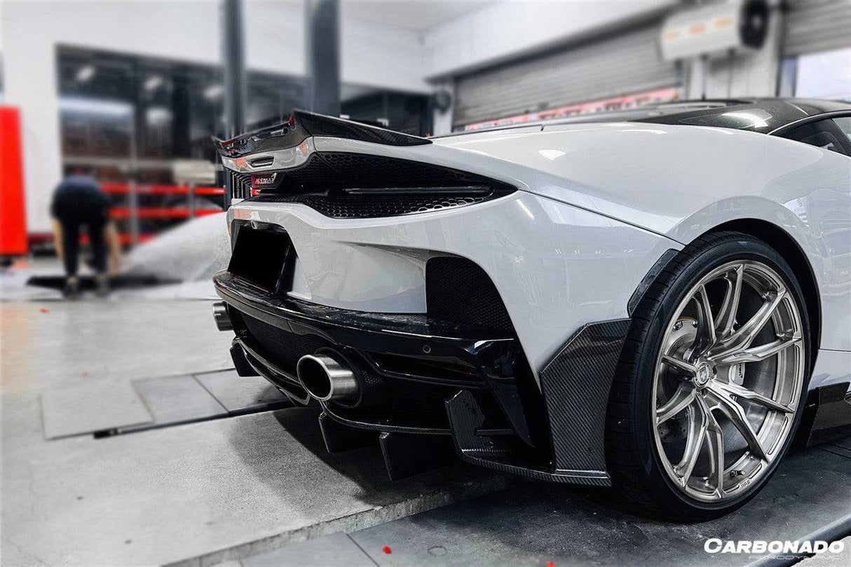 2020-2023 McLaren GT WP Style DRY Carbon Fiber Trunk Spoiler Wing