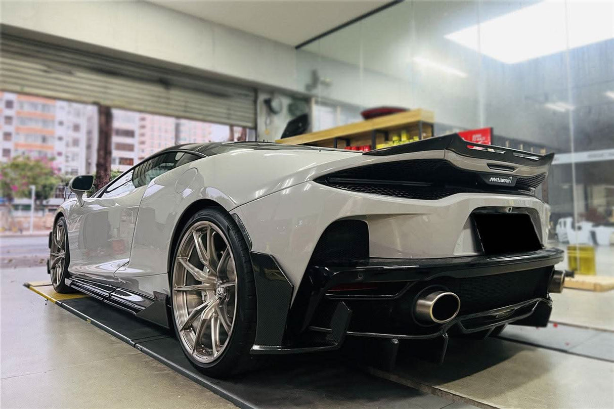 2020-2023 McLaren GT WP Style DRY Carbon Fiber Trunk Spoiler Wing