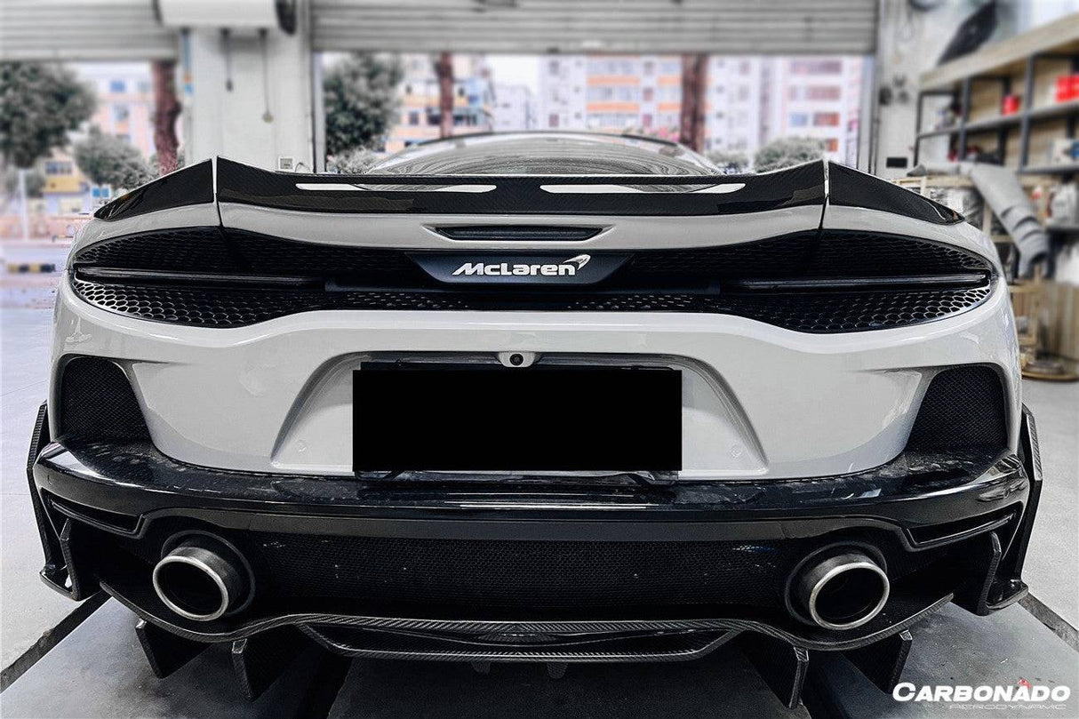 2020-2023 McLaren GT WP Style DRY Carbon Fiber Trunk Spoiler Wing
