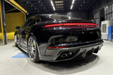 2024-2026 Porsche Panamera 976 OD Style Dry Carbon Fiber Rear Diffuser Lip | Fits S, 4, 4S, E-Hybrid, 4 E-Hybrid, Sport Turismo, Turbo, Turbo s, GTS, Turbo E-Hybrid, Turbo s E-Hybrid