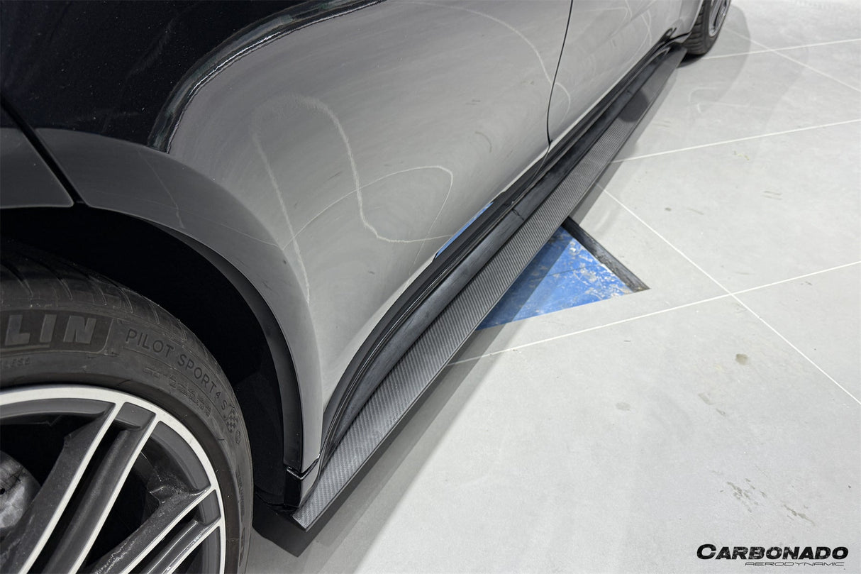 2024-2026 Porsche Panamera 976 OD Style Dry Carbon Fiber Side Skirts | Fits S, E-Hybrid, Sport Turismo, Turbo, Turbo s, GTS, Turbo E-Hybrid, Turbo s E-Hybrid