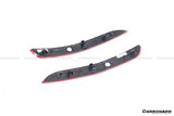 2019-2024 Porsche 911 992 Carrera    S    4    4S    Targa    Cabriolet GT3 Style Rear Bumper Red Reflector Panels