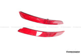 2019-2024 Porsche 911 992 Carrera    S    4    4S    Targa    Cabriolet GT3 Style Rear Bumper Red Reflector Panels