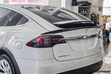 2016-2025 Tesla Model X SUV BS Style Carbon Fiber Trunk Spoiler