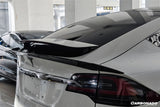 2016-2025 Tesla Model X SUV BS Style Carbon Fiber Trunk Spoiler