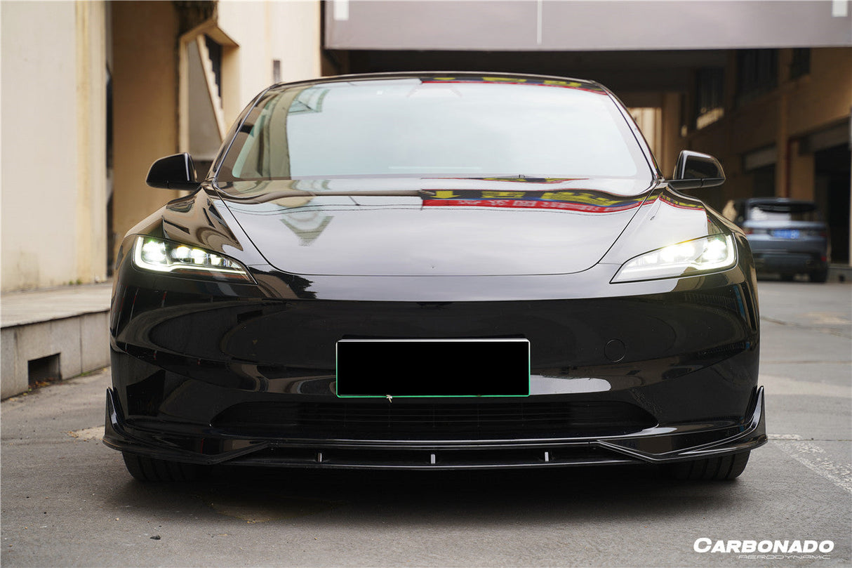 2023-UP Tesla Model 3 Highland RWD & AWD Fast Style Carbon Fiber Pattern Look body kit
