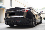 2023-UP Tesla Model 3 Highland RWD & AWD Fast Style Carbon Fiber Pattern Look body kit
