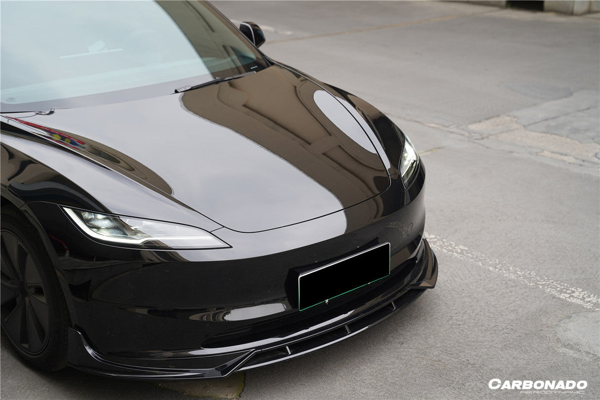 2023-UP Tesla Model 3 Highland RWD & AWD Fast Style Carbon Fiber Pattern Look body kit