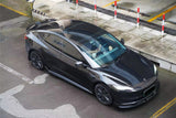 2023-UP Tesla Model 3 Highland RWD & AWD Turbo Style Carbon Fiber Pattern Look body kit