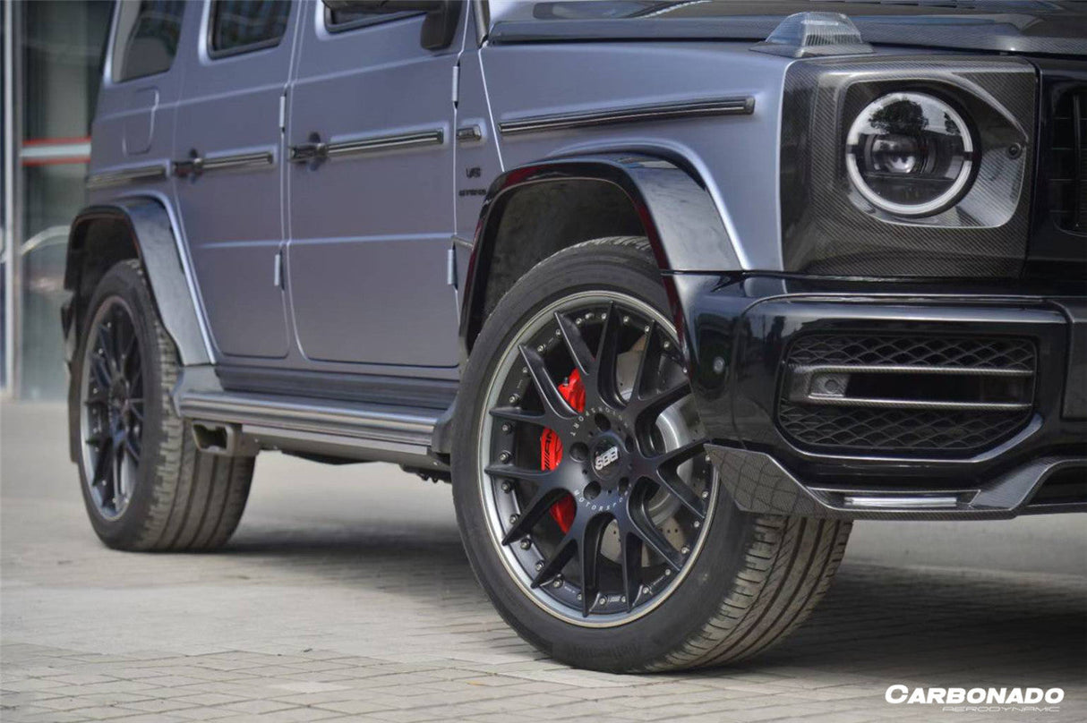 2018-2024 Mercedes Benz G63 AMG W464 G-Wagon TC Style Dry Carbon Fiber Front Lip