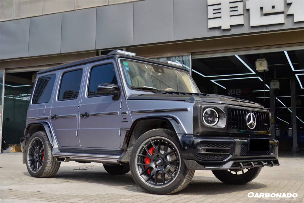 2018-2024 Mercedes Benz G63 AMG W464 G-Wagon TC Style Dry Carbon Fiber Front Lip