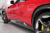 2023-UP Ferrari Purosangue FUV Type F175 OEM Style Dry Carbon Fiber Side skirts