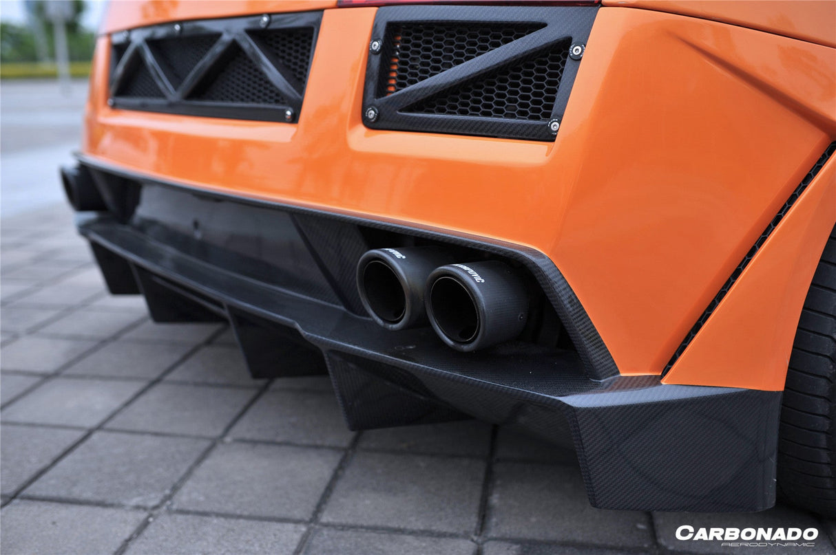 2004-2008 Lamborghini Gallardo VF Style Rear Bumper | Fits Gallardo, Gallardo SE, Superleggera