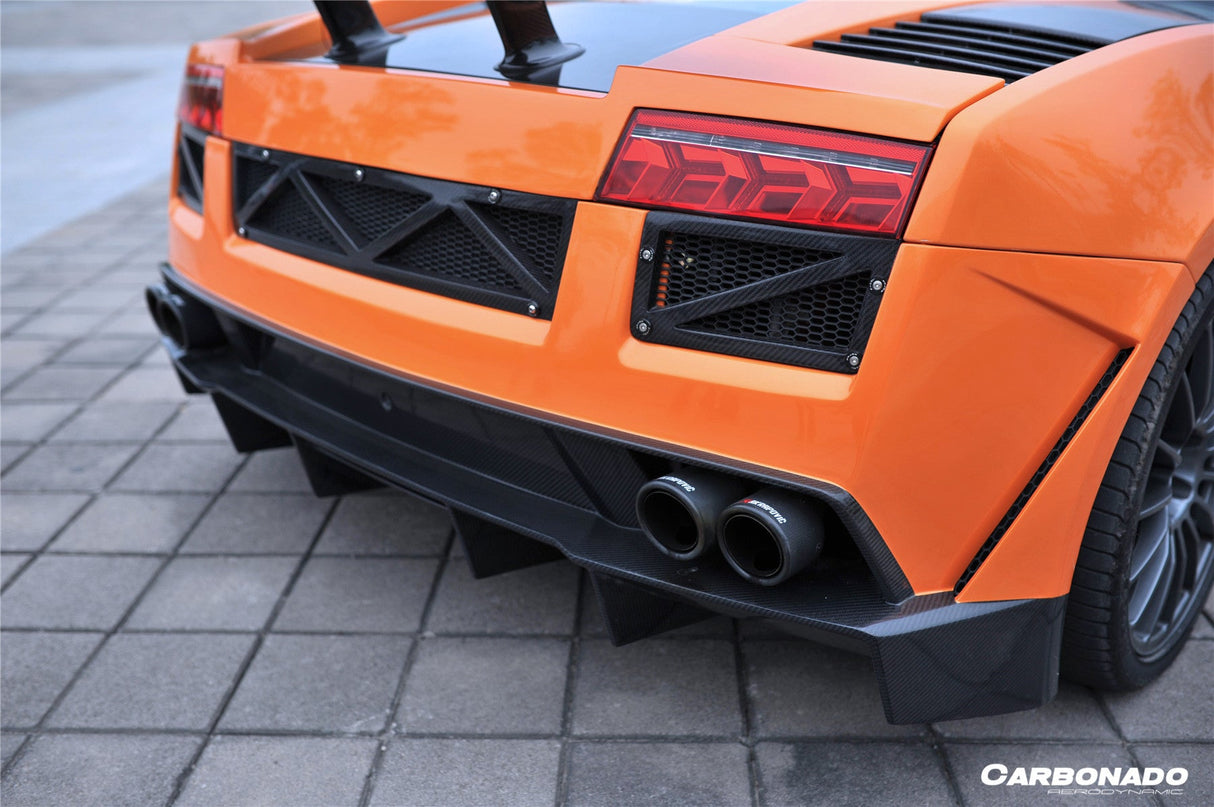 2004-2008 Lamborghini Gallardo VF Style Rear Bumper | Fits Gallardo, Gallardo SE, Superleggera
