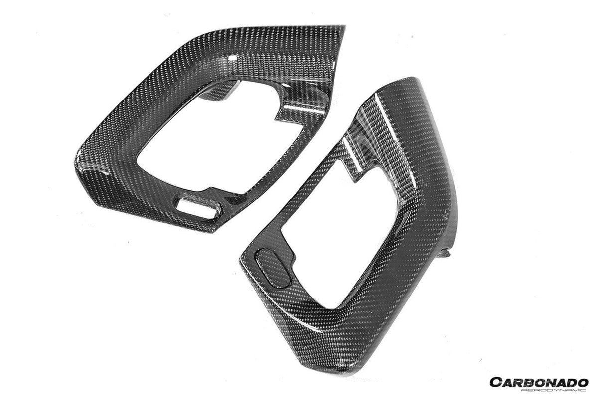 2004-2014 Lamborghini Gallardo Carbon Fiber Door Handles Carbonado (OE) Fits: LP550, LP560