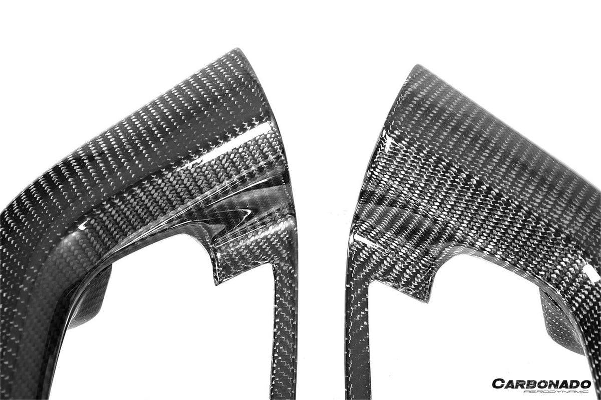 2004-2014 Lamborghini Gallardo Carbon Fiber Door Handles Carbonado (OE) Fits: LP550, LP560