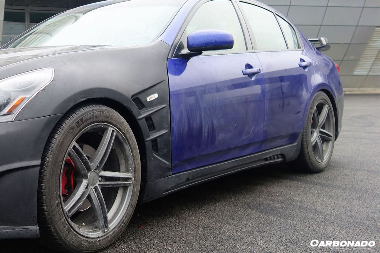 2007-2013 Infiniti G25 G35 G37 Sedan ELT Style Side Skirts