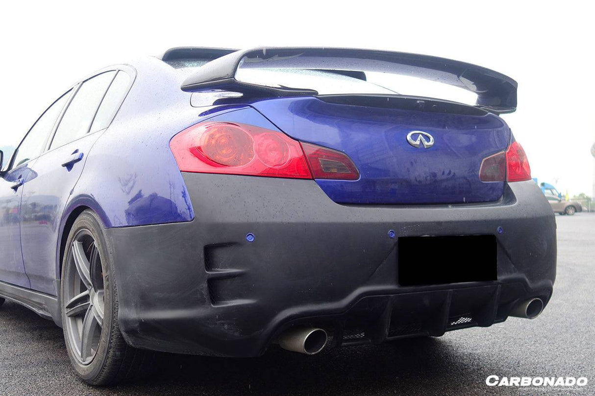 2007-2013 Infiniti G25 G35 G37 Sedan ELT Style Rear Bumper