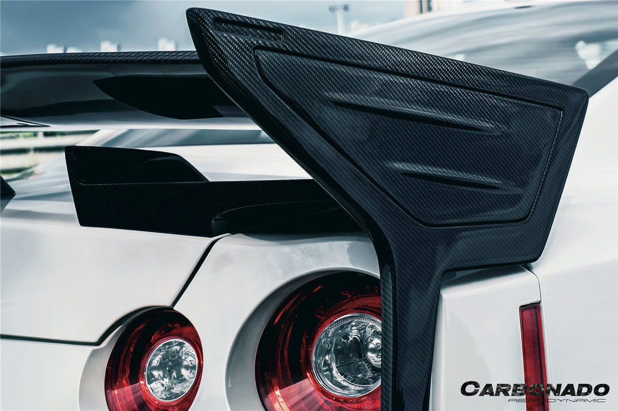 2007-2025 Nissan GTR R35 CBA DBA EBA VS Style Carbon Fiber Trunk Wing Spoiler