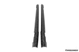 2008-2014 Mercedes Benz W204 C63 AMG Sedan VS Style Carbon Fiber Side Skirts