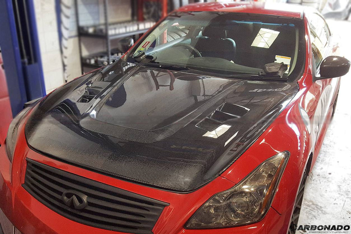2008-2015 Infiniti G37S Q60 Coupe BS Style Hood