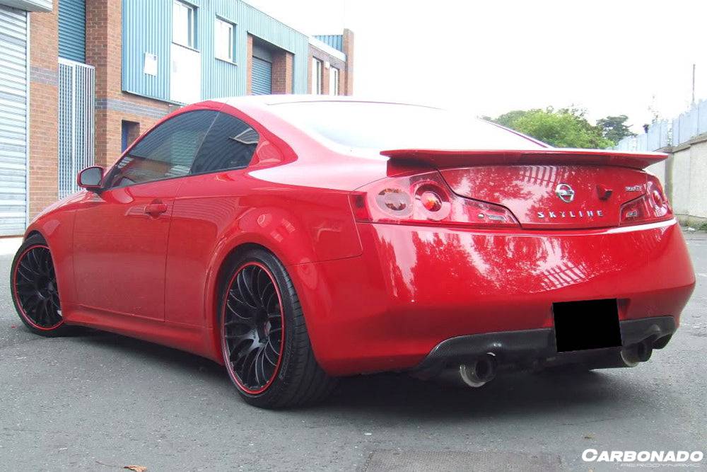 2008-2015 Infiniti G37s Coupe DTM-I Style Carbon Fiber Rear Lip