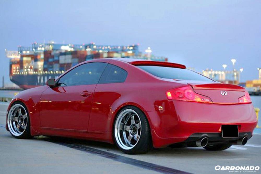 2008-2015 Infiniti G37s Coupe DTM-I Style Carbon Fiber Rear Lip