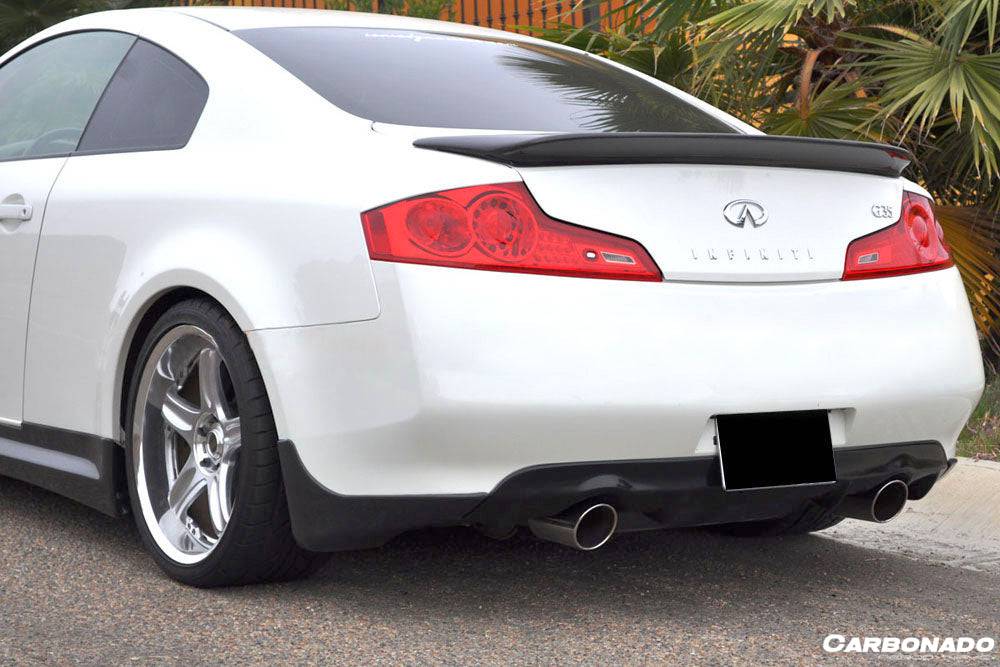 2008-2015 Infiniti G37s Coupe DTM-I Style Carbon Fiber Rear Lip