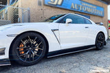 2008-2016 Nissan GTR R35 CBA  DBA VA-II Style Carbon Fiber Side Skirts Under Board