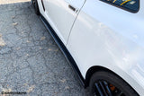 2008-2016 Nissan GTR R35 CBA  DBA VA-II Style Carbon Fiber Side Skirts Under Board