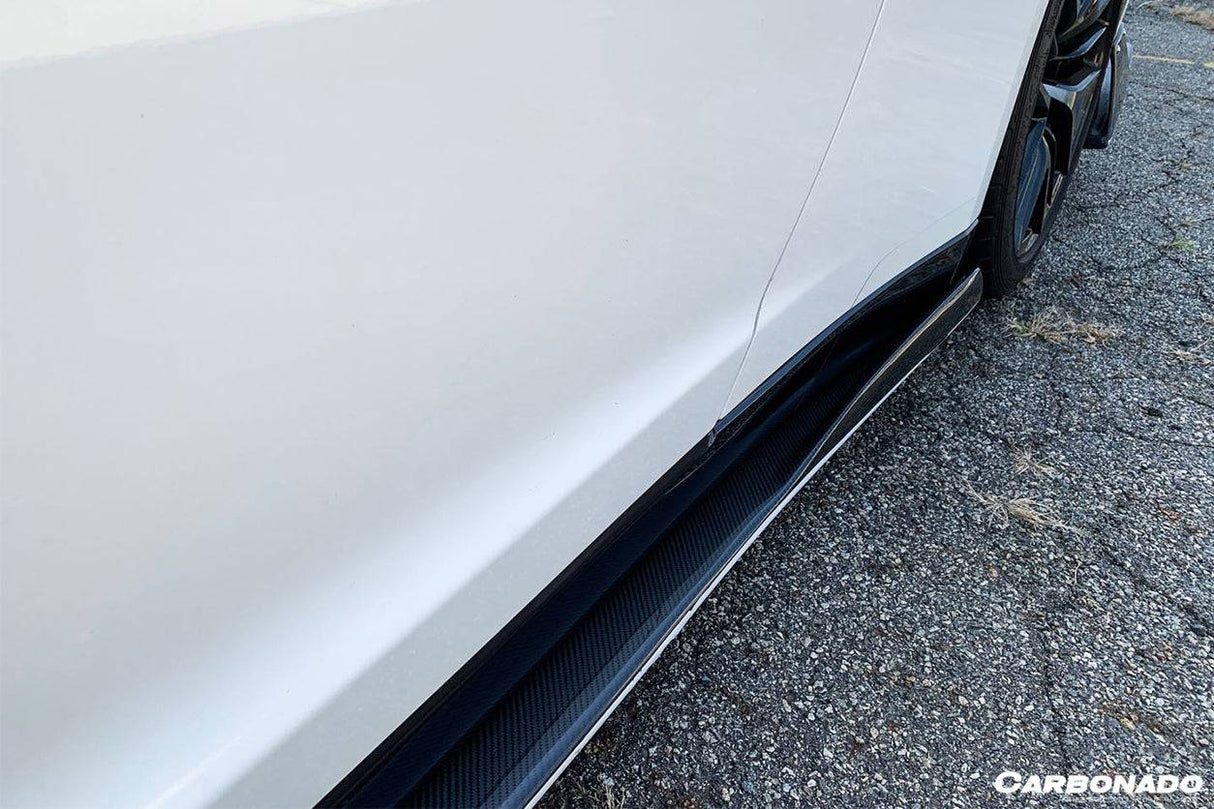 2008-2016 Nissan GTR R35 CBA  DBA VA-II Style Carbon Fiber Side Skirts Under Board
