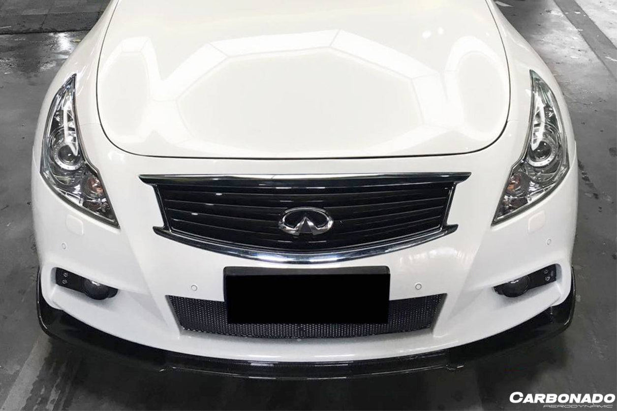 2010-2013 Infiniti G25 G37 Sedan EU Style Carbon Fiber Front Lip