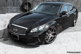 2011-2019 Infiniti Q70, Q70L, M37, M56 WD Style Front Bumper with led Light