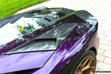 2011-2016 Lamborghini Aventador Style Carbon Fiber Rear Side Scoops Carbonado (DM) Fits: LP700, LP720 Coupe and Roadster