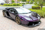 2011-2016 Lamborghini Aventador Style Carbon Fiber Side Skirts Carbonado (DM) Fits: LP700 Coupe and Roadster